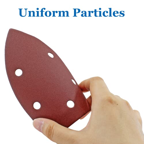 25 Pcs Mouse Detail Sander Sandpaper, 320 Grit, 5 Hole - size: 320 Grit - 25 Pcs