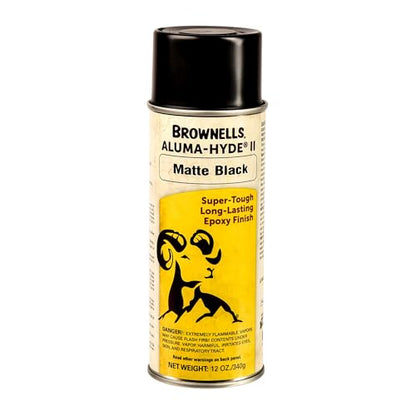Brownells Aluma-Hyde 2 Epoxy Based Firearms Finish Aerosol Can Matte Black - color: Matte Black