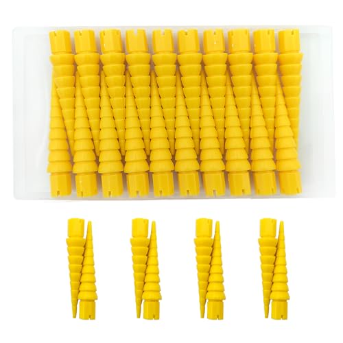 Yellow 20PCS Stripped Screw Hole Repair Anchor - color: Yellow
