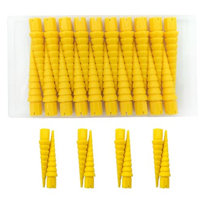 Yellow 20PCS Stripped Screw Hole Repair Anchor - color: Yellow