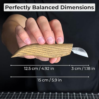 Sharky Detail Chip Carving Knife 1.2 In Blade 4.92 In