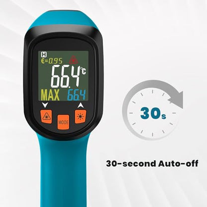 Tilswall Infrared Thermometer, Laser Temperature Gun -58°F~1112°F, Blue - color: Blue