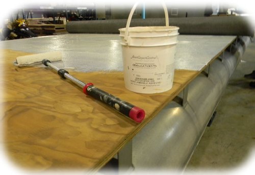 Marine Adhesive for Boat Carpet & Pontoon Vinyl Flooring - 2 Gallons