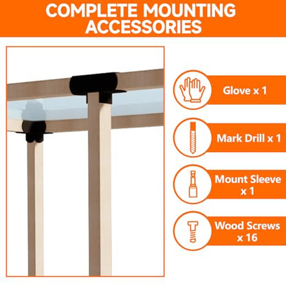 1Pcs 3-Way Pergola Brackets T-Shaped Post Conector 4x4 - style: 3-Way T-shaped