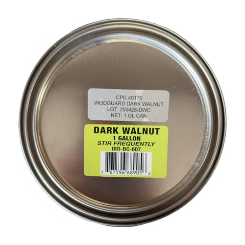 Woodguard Exterior Wood Preservative and Finish, 1 Gallon, Dark Walnut