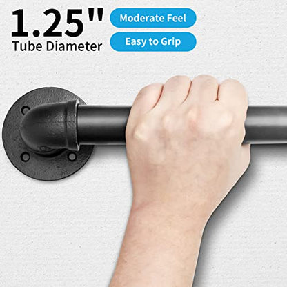 Wall Handrail 13FT/400CM,Pipe Staircase Handrail - size: 13 Feet