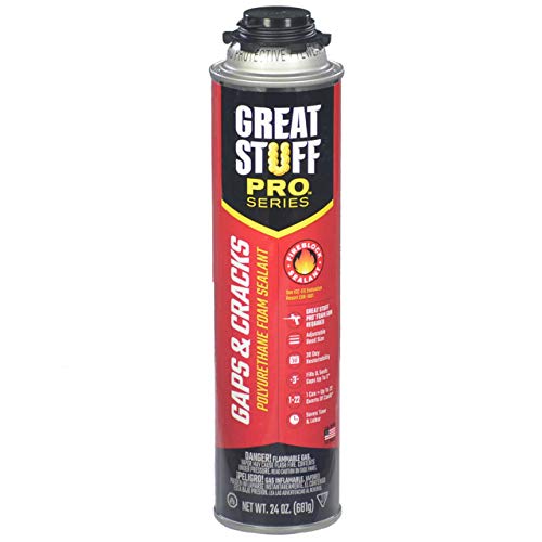 GREAT STUFF PRO Gaps & Cracks 24 oz Spray Foam Insulation Sealant - style: 24 oz