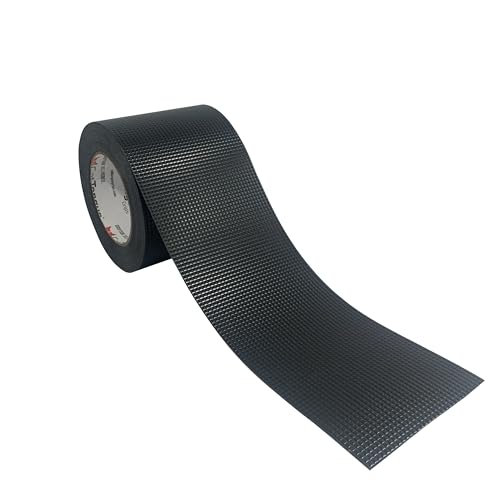 CATTONGUE GRIPS 4" x30' Grip Tape Roll, Non-Abrasive, Waterproof, Black - color: Black, size: 4" x 30"