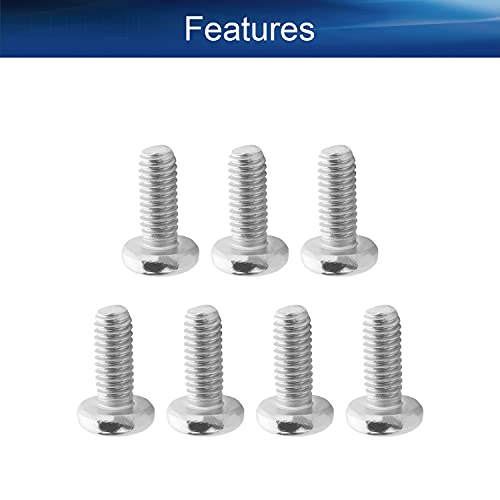 30Pcs M4-0.7 x 10mm Pan Head Phillips Machine Screws - size: M4 x 10mm