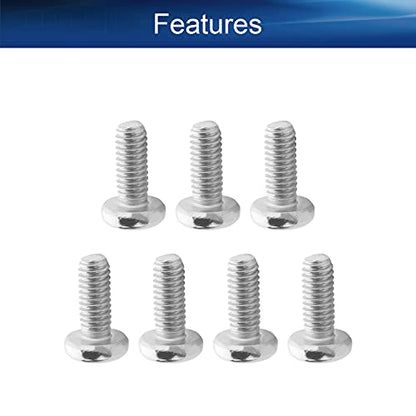 30Pcs M4-0.7 x 10mm Pan Head Phillips Machine Screws - size: M4 x 10mm