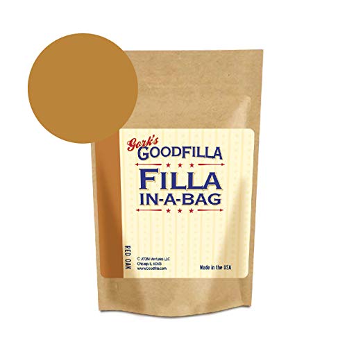 GoodFIlla Red Oak, 4 oz, Wood and Grain Filler Powder, Stainable, Paintable, Sandable, Versatile | Zero Waste - color: Red Oak, size: 4 oz