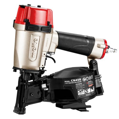meite CN45R Roofing Nailer, Drives 15 Degree 7/8" to 1-3/4" Coil Roof Nails