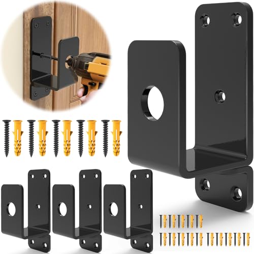 Thickened Door Barricade Bracket for 2X4 Lumber (4PCS) - color: 4 pack-PRO
