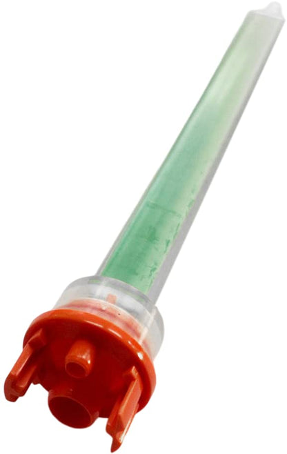 CosmoMix Square Static Mixer Nozzle Tube Tip, F System for 4:1/10:1 Mixing Ratio,7.1 Inches, 24 Elements, 10 Pieces Epoxy Mixing Nozzle Tip, For AB Glue Acrylic Adhensive Gun Mixer (RSF10-11-24S)