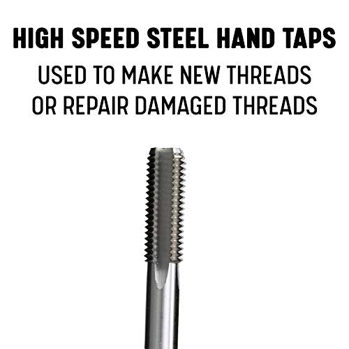 Drill America - DWT54471P12 1/4"-28 UNF High Speed Steel Bottoming Tap, (Pack of 12) - size: 1/4"-28 (Pack of 12), style: Bottoming