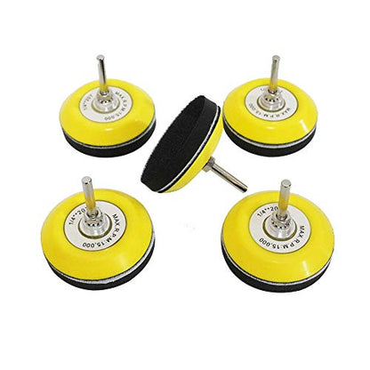 3 Inch (75mm) Hook and Loop Sanding Pad for Sanding Discs, 5 Pack - style: 3 Inch