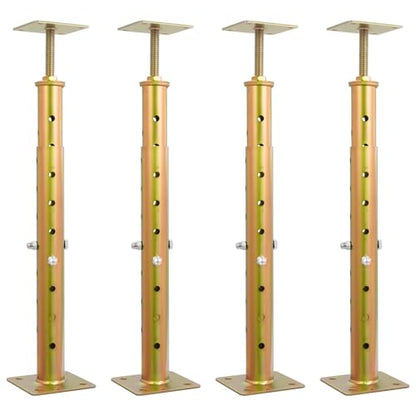 4Pack Adjustable Floor Jack,19" - 36" Telescoping Jack Post