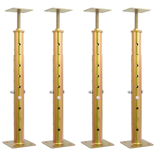 4Pack Adjustable Floor Jack,19" - 36" Telescoping Jack Post