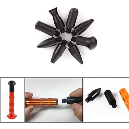 Dent Repair Tools Rubber Hammer 9 Heads Tap Down Tools Paintless Dent Removal Kit