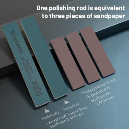 stedi Sanding Sticks, Model Hobby Making Tools, #400#600#800 - style: 6PCS(#400*2+#600*2+#800*2)
