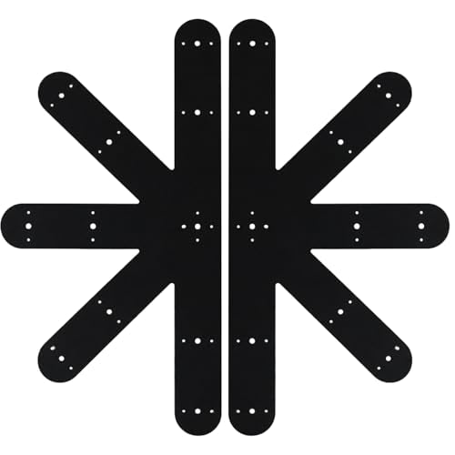 36.2x20.4 Gable Plate, Powder Coated Gable Bracket 2 Pcs - size: W shape
