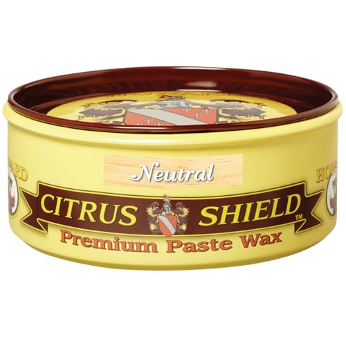 Howard CS0014 Citrus Shield Paste Wax, Wood Furniture Polish, Wood Cleaner, 11-Ounce, Neutral - size: 11 Ounce (Pack of 1)