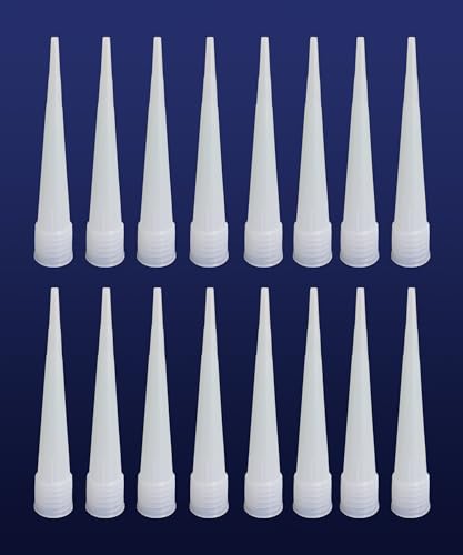 16 Pcs caulking nozzles caulking nozzle with closed tip
