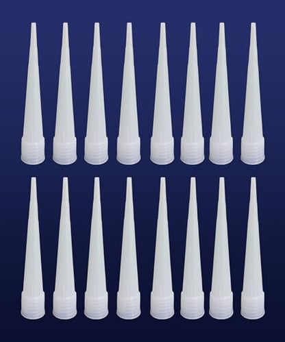 16 Pcs caulking nozzles caulking nozzle with closed tip