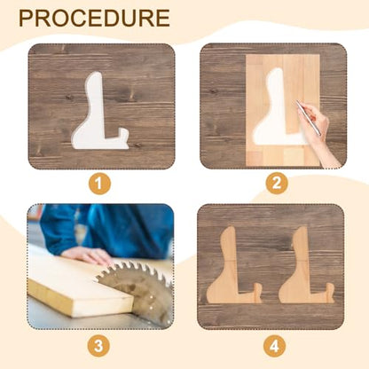 Cutting Board Stand Template, Charcuterie Board Stand Router Templates - style: 4.3 x 6 Inch