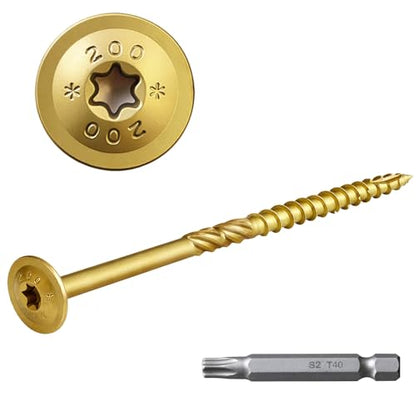FMhotu Lag Screws, 5/16" x 8" Structural Screws - size: 5/16" x 8"