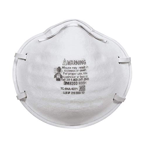 3M COMPANY 8200HB5-A 10PK SandFBG Respirator