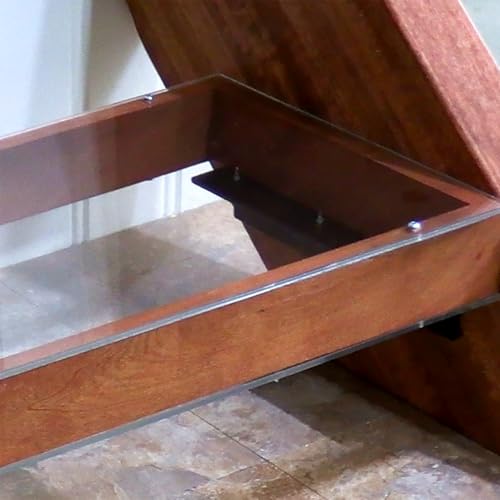 CounterBalance Stair Tread Bracket, Powdercoated Black, Import. Set of 2.