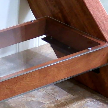 CounterBalance Stair Tread Bracket, Powdercoated Black, Import. Set of 2.