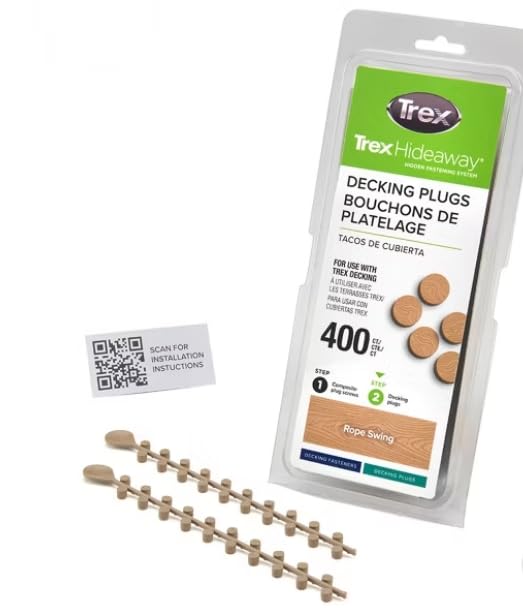 Trex Decking Plugs (400ct) (Rope Swing 400ct) - color: Rope Swing 400ct