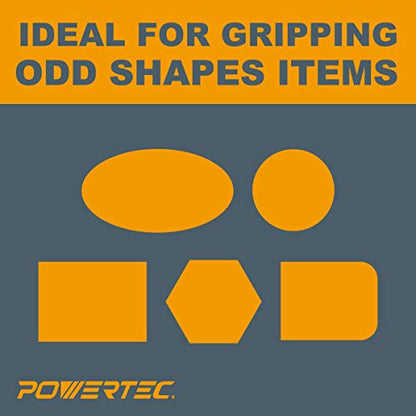 POWERTEC 71017V Quick Release Band Clamp | Woodworking Frame Clamping Strap Holder (Pack of 2) - size: Strap Clamp, 2PK
