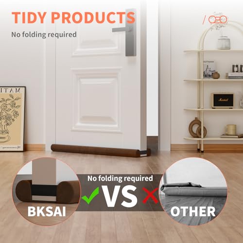 BKSAI Under Door Draft Stopper, 28-32in, Brown - color: Brown, size: 28-32in
