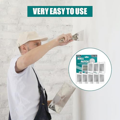 8Pcs 12 Inch Drywall Patch, Wall Repair Patches Wall Hole Repair Patch - size: 12 Inch_8Pcs