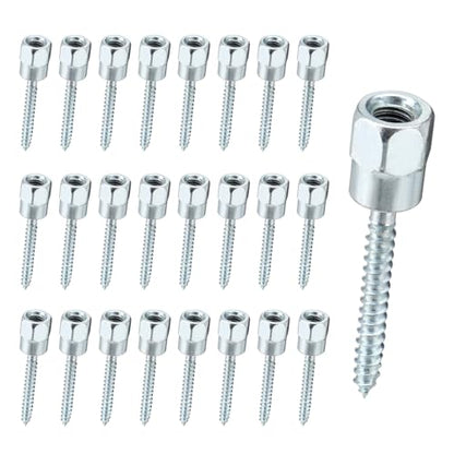3/8" Vertical Rod Anchor Screw 1/4" x 2", Threaded Rod Anchor Screw Fitting