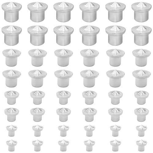 48Pcs Dowel and Tenon Center Transfer Plugs Doweling Centering Pins