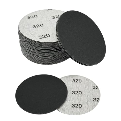 3 Inch Sanding Discs, 40pcs 320 Grit Premium Silicon Carbide Sandpaper - style: Grit 320