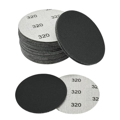 3 Inch Sanding Discs, 40pcs 320 Grit Premium Silicon Carbide Sandpaper - style: Grit 320