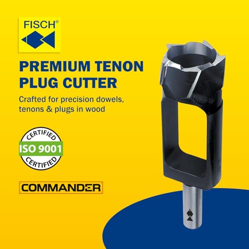 Plug Tenon Cutter Dowel Woodworking Drill Bit Multi-Edge Tool Steel, 1-1/2" - size: 1-1/2-Inch