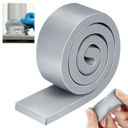 1 Pack Moldable Silicone Putty Grey Solid Roll - color: Grey, size: Solid Roll