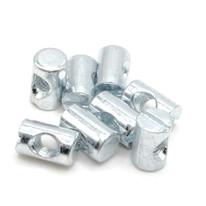 ReplacementScrews M6 x 16mm Cross Dowel Barrel Nuts with Centered Hole
