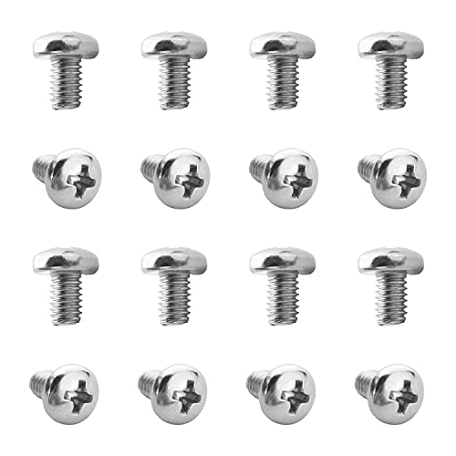 30Pcs M4-0.7 x 6mm Pan Head Phillips Machine Screws - size: M4 x 6mm