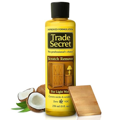 Trade Secret Light Wood Scratch Remover for Furniture and Floors, 8 oz - color: Light