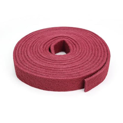 Maroon General Purpose Scuff Pads, Scuffing, Scouring Pad, Sanding, Paint Primer Prep Scratch - Surface Preparation Pad Car Auto Body Woodworking 7447-Premium, 2 Inches * 30 Feet - color: Maroon, style: 2 Inches * 30 Feet