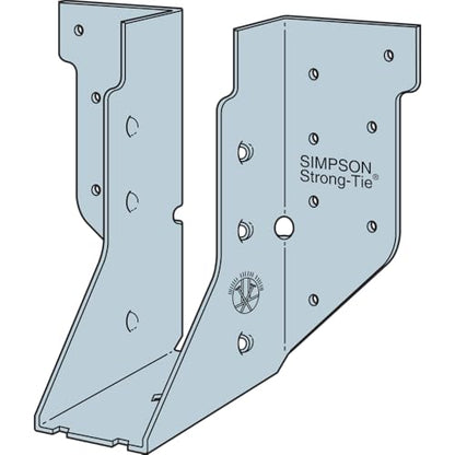 Simpson Strong-Tie HUS26 HUS Heavy U-Shaped Hanger - for 2x6 Beam Size, Face-Mount Joist Hanger, Double-Shear Nailing, Zinc Galvanized Steel Construction