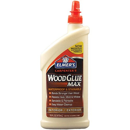 Elmer's E7310 Carpenter's Wood Glue Max Interior and Exterior 16 Ounces 16 Fl Oz