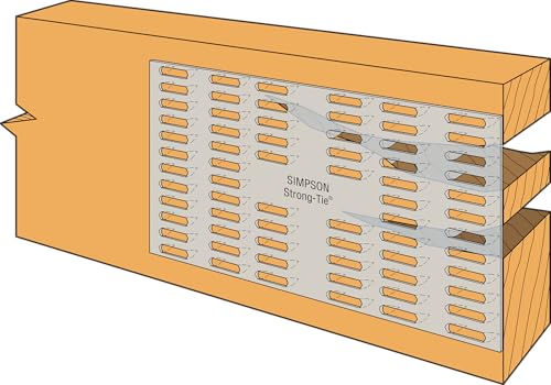 Simpson Strong-Tie MP36 MP 3 in. x 6 in. 20-Gauge Galvanized Mending Plate (Pack of 100)